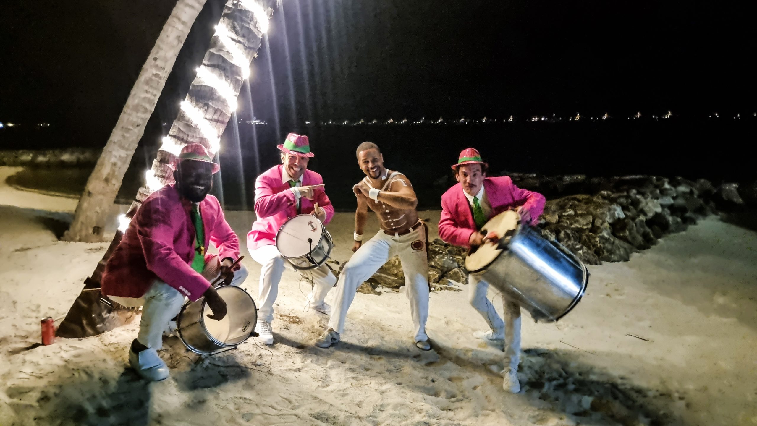 Mola Movement live drummers performing