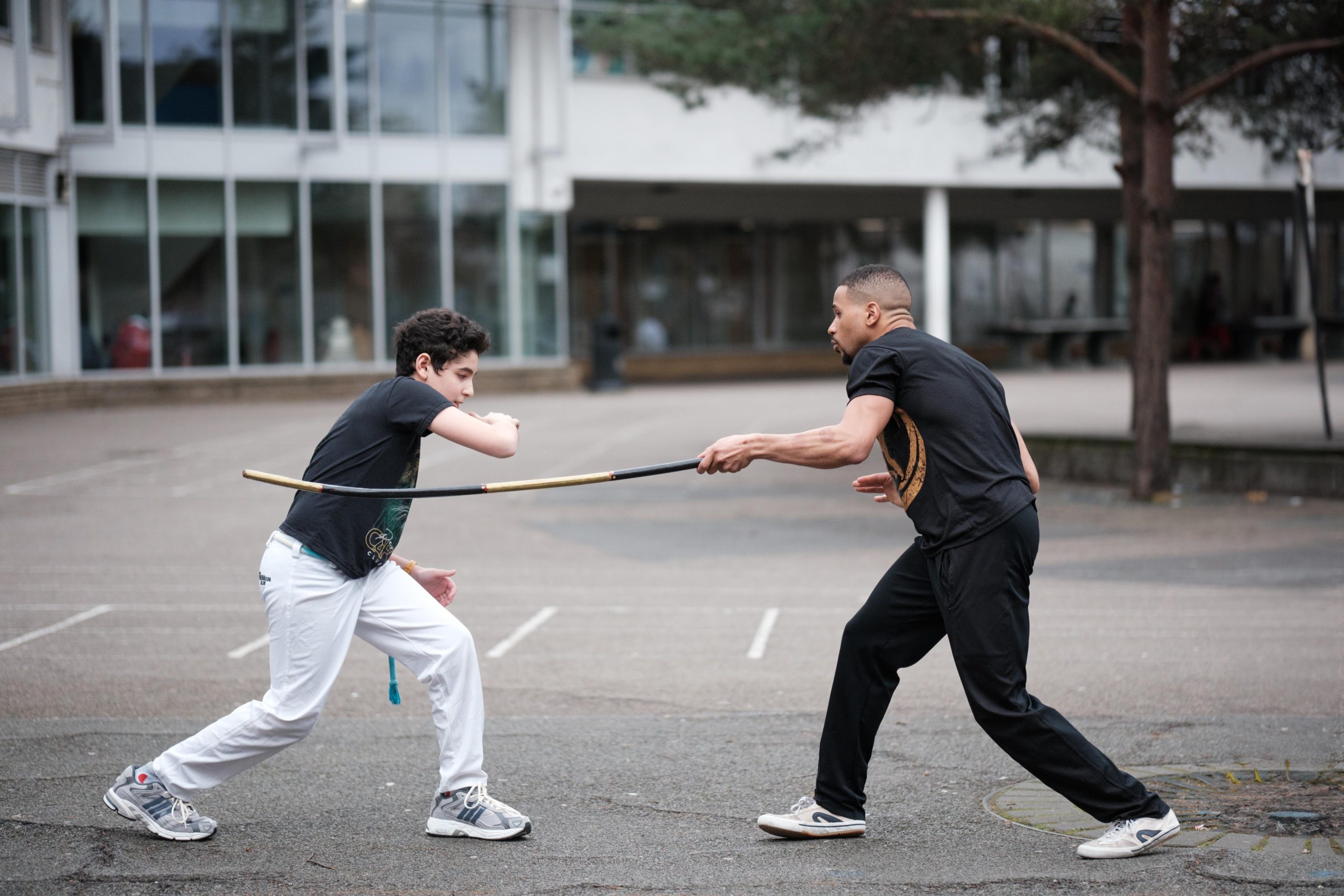 Kids Capoeira private coaching session