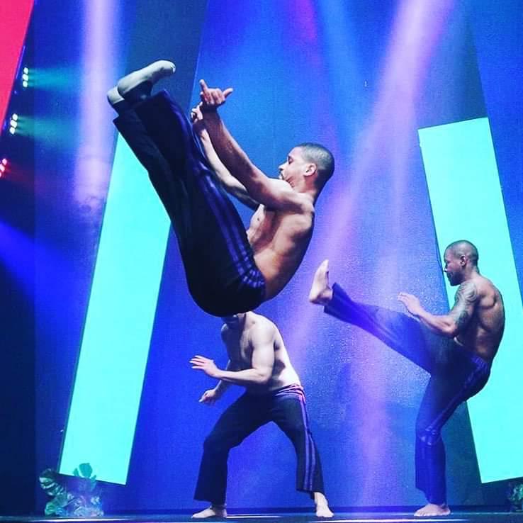 Mola Movement capoeira group performing